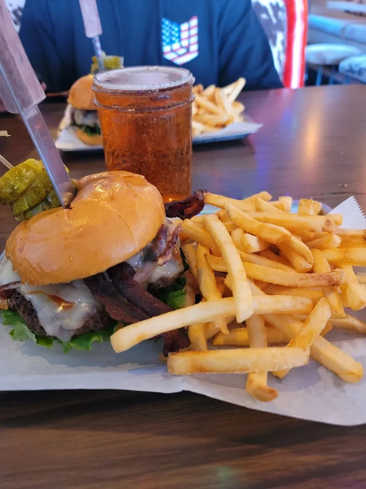 Mushroom Swiss Burger